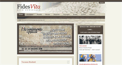 Desktop Screenshot of fidesvita.org
